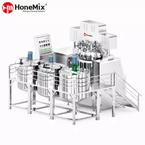Honemix-Vacuum-Toothpaste-Making-Machine-With-Integrated-Platform-And-Tank-System