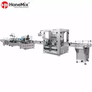 L&iacute;nea autom&aacute;tica de llenado de botellas AFM-LP para loci&oacute;n, champ&uacute;, crema y detergente