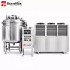 HONEMIX 2000L split-type perfume freezing mixing and filtration system with separate chiller