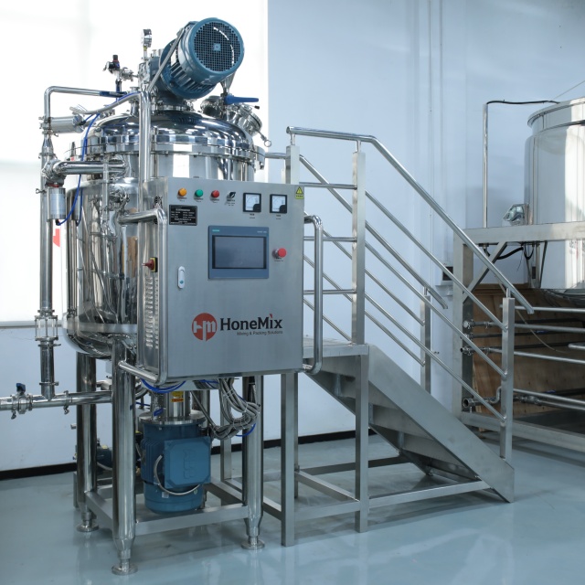 500L HVE-FRT Fixed Vacuum Emulsifying Mixer for Batch Production