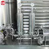Perfume freezing filtration machine with stainless steel filter housings