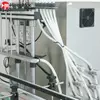 Gear pump filling system with silicone hoses for accurate liquid and oil bottle filling