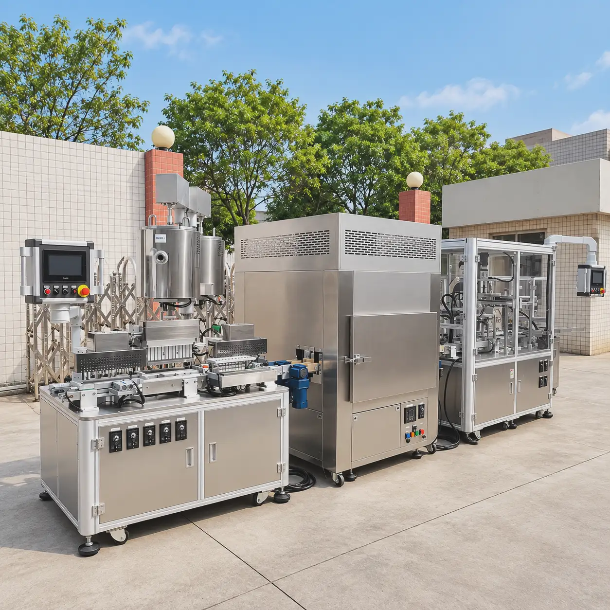 12-Head Automatic Lipstick Filling Machine with Multiple Filling Nozzles
