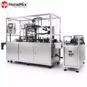 HY-330A Automatic Cellophane Overwrapping Machine For Medium And Large Cartons