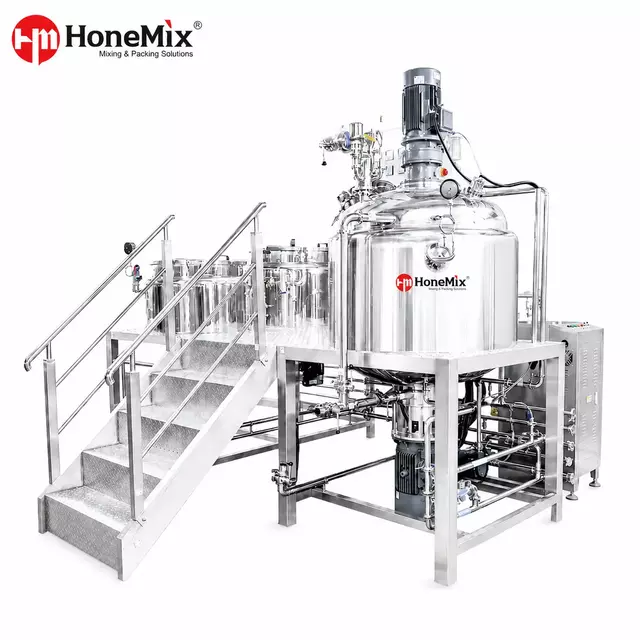 Honemix-Vacuum-Homogeneizer-Emulsifier-Mixer-Complete-System-Principal-Configuraci&oacute;n