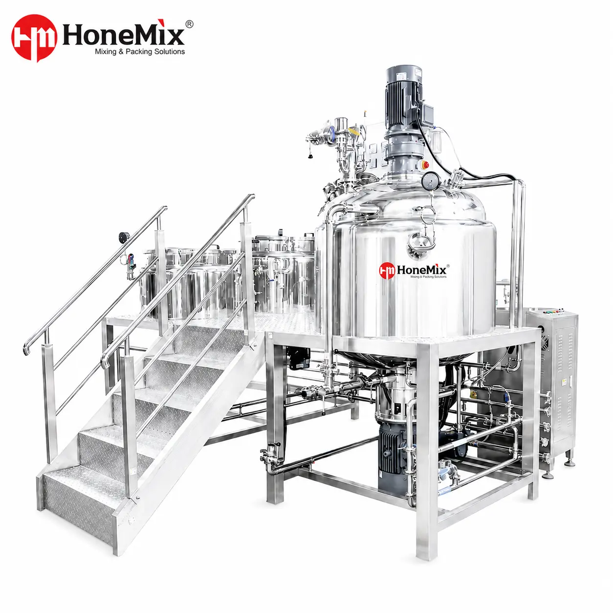 Honemix-Vide-Homog&eacute;n&eacute;isateur-&Eacute;mulsificateur-Mixeur-Syst&egrave;me complet-Configuration principale