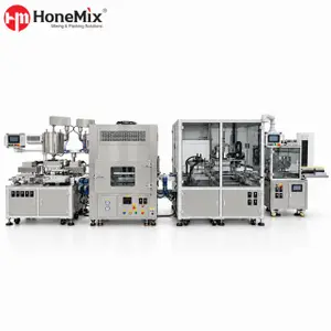 HONEMIX HY-KHL Automatic 12-Head Lipstick Filling Cooling Demolding and Capping Machine