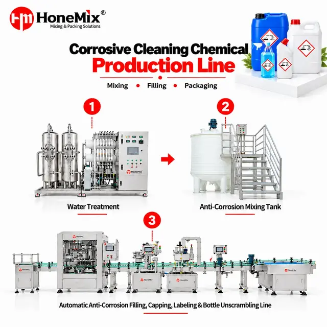 Corrosive Cleaning Chemical Production line