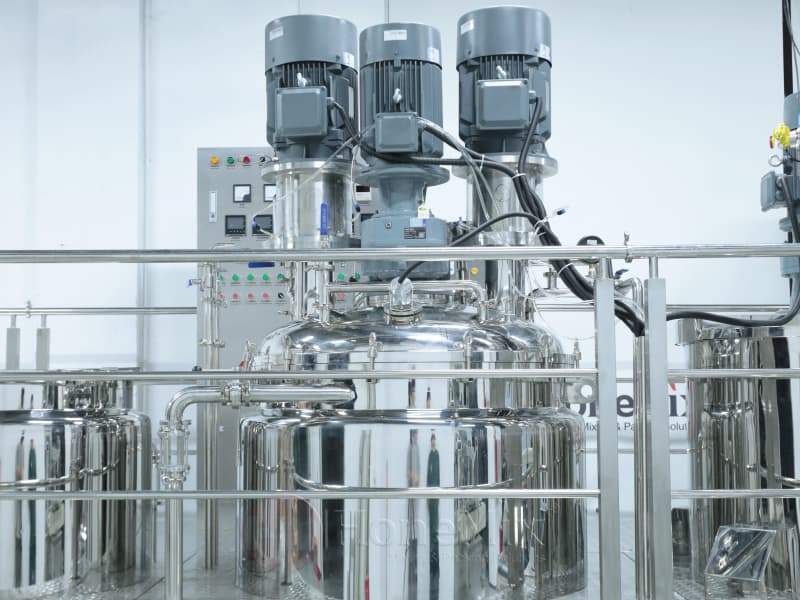 HTM-FC industrial vacuum toothpaste mixer main vessel