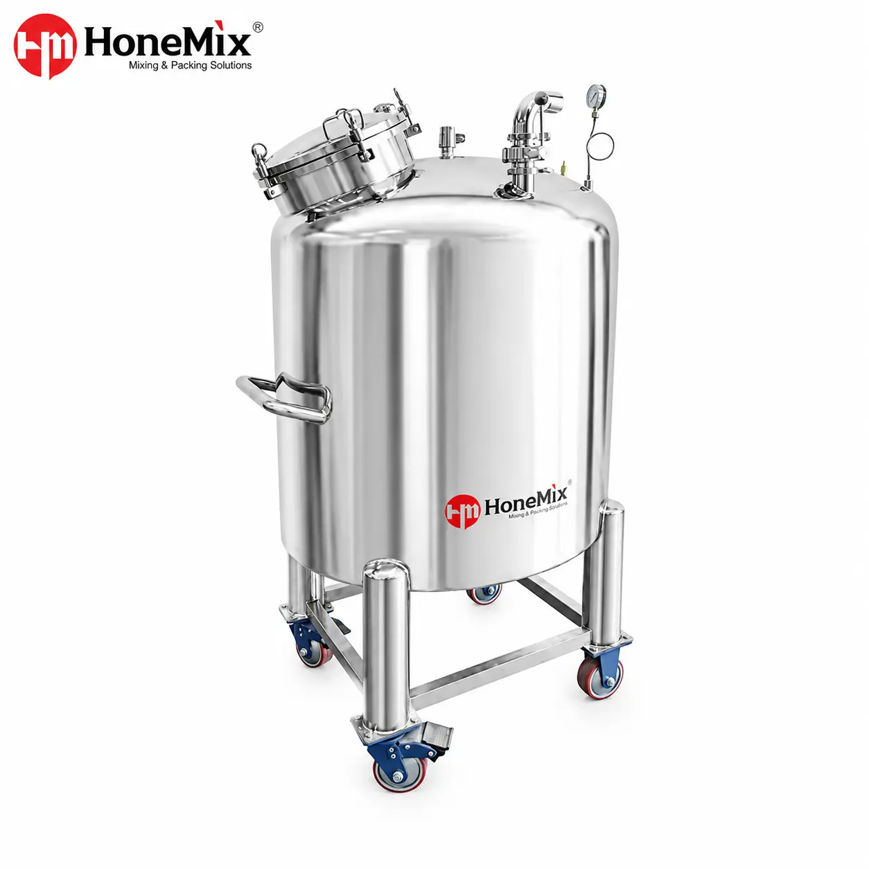 R&eacute;servoir de stockage sous pression scell&eacute; HST-SLP pour le stockage de cr&egrave;mes et de lotions