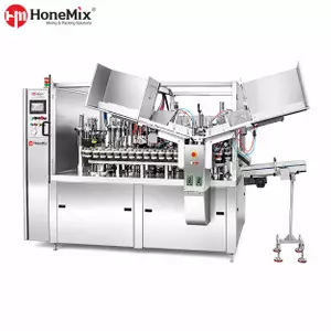 Vista-de-estudio-de-m&aacute;quina-de-llenado-y-sellado-de-tubo-de-cabezal-doble-Honemix