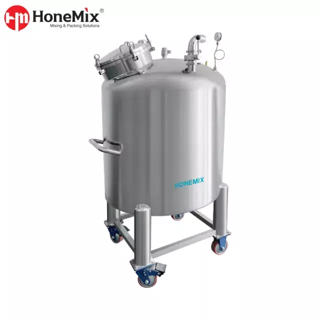 HST-SLP Sealed Pressure Storage Tank For Cream And Lotion Storage