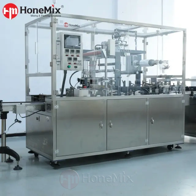 HY-330A Automatic Carton Overwrapping Machine Real Equipment View