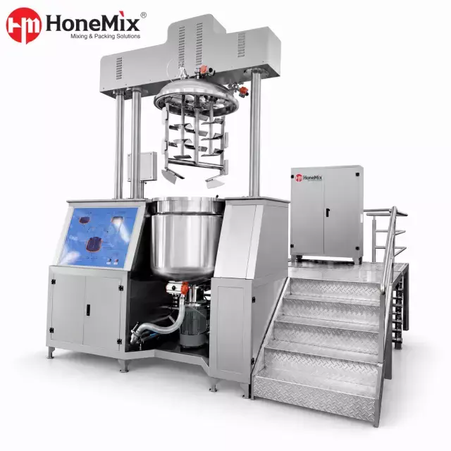 HVE-ADH Dual Hydraulic Vacuum Emulsifying Mixer 500–5,000 L