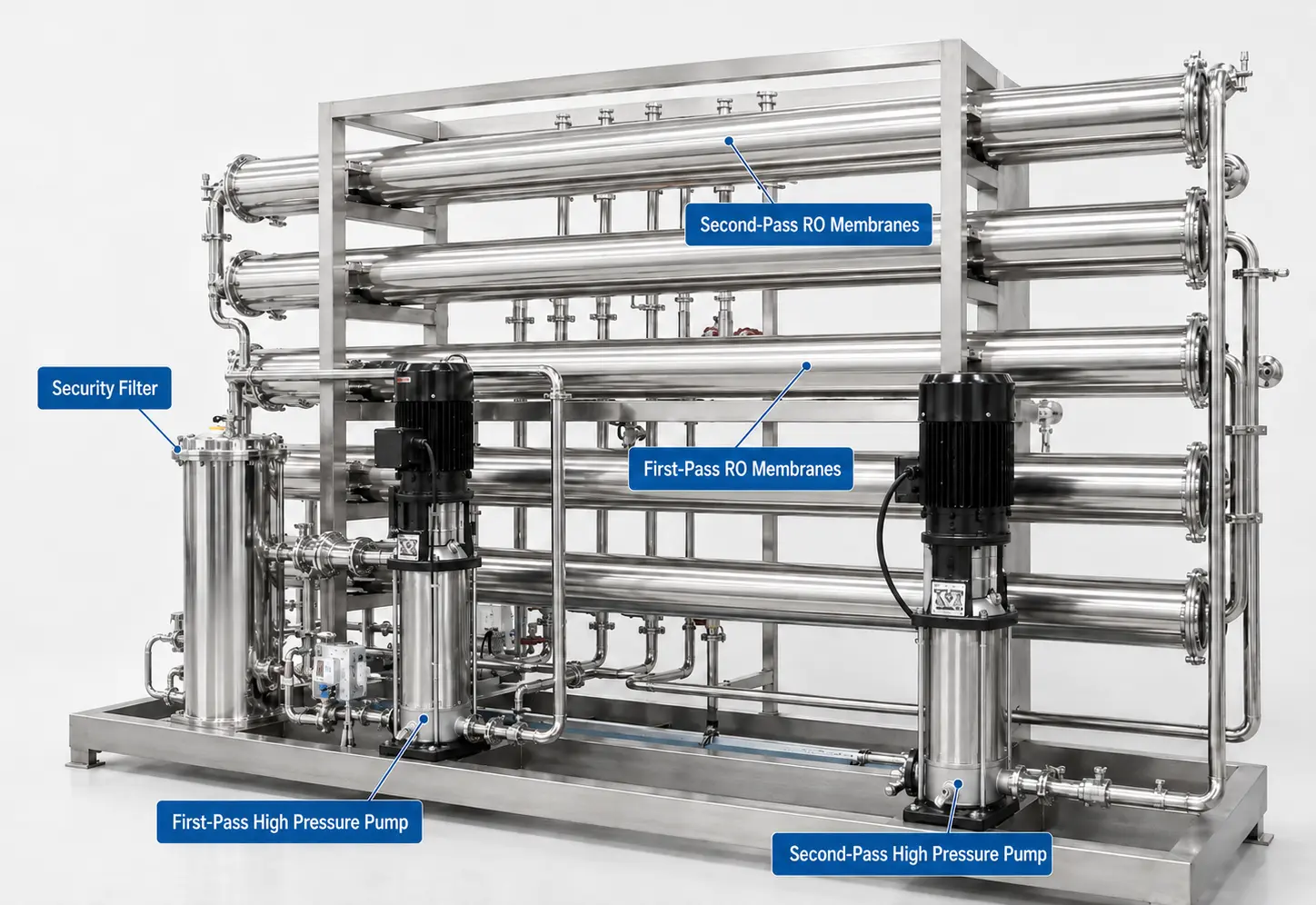 second-pass-reverse-osmosis-ro-water-treatment-system-unit