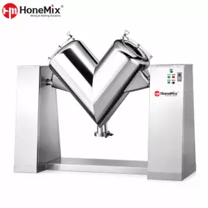 Industrial V Type Powder Mixer with Stainless Steel Chambe