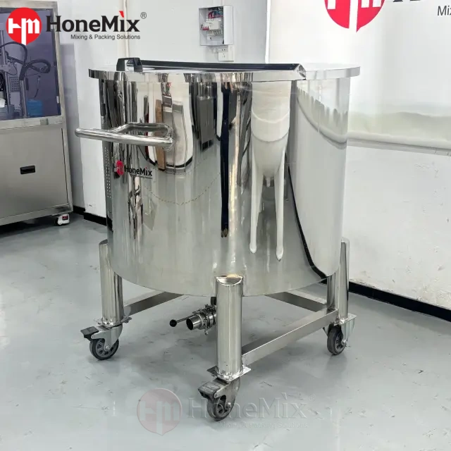 HST-OL Sanitary Open Lid Storage Tank 5-5000L For Cream Lotion And Liquid Storage