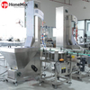Automatic cap sorting and feeding machine for jar filling and capping lines