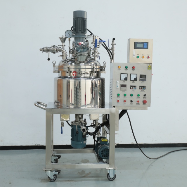 50L HVE-FRT Fixed Vacuum Emulsifying Mixer for Cream Production
