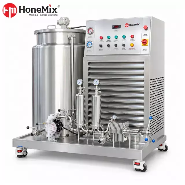 M&aacute;y lọc đ&ocirc;ng lạnh nước hoa bằng th&eacute;p kh&ocirc;ng gỉ để sản xuất nước hoa