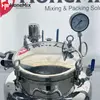 Tapa sellada y man&oacute;metro del tanque de almacenamiento sanitario HST-SLP