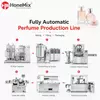Complete fully automatic perfume production line solution from mixing to final packaging