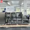 Side view of HY-ZHJ-120 horizontal cartoning machine for carton packaging