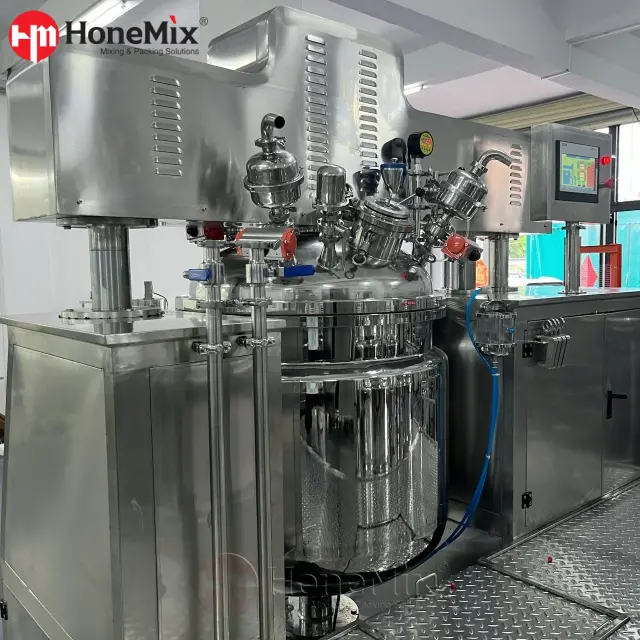 Water And Oil Phase Pots For Vacuum Emulsifying System