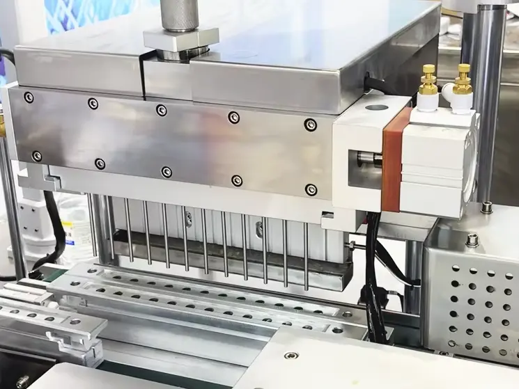 12-Head Automatic Lipstick Filling Machine with Multiple Filling Nozzles