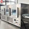 Cooling tunnel for temperature-controlled processing on an automatic petroleum jelly jar filling line